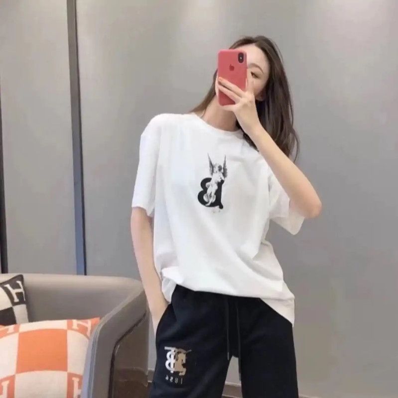 Burberry Burberry White Cotton T-Shirt for Women Size XXS / US 00 / IT 34 - 10 Thumbnail