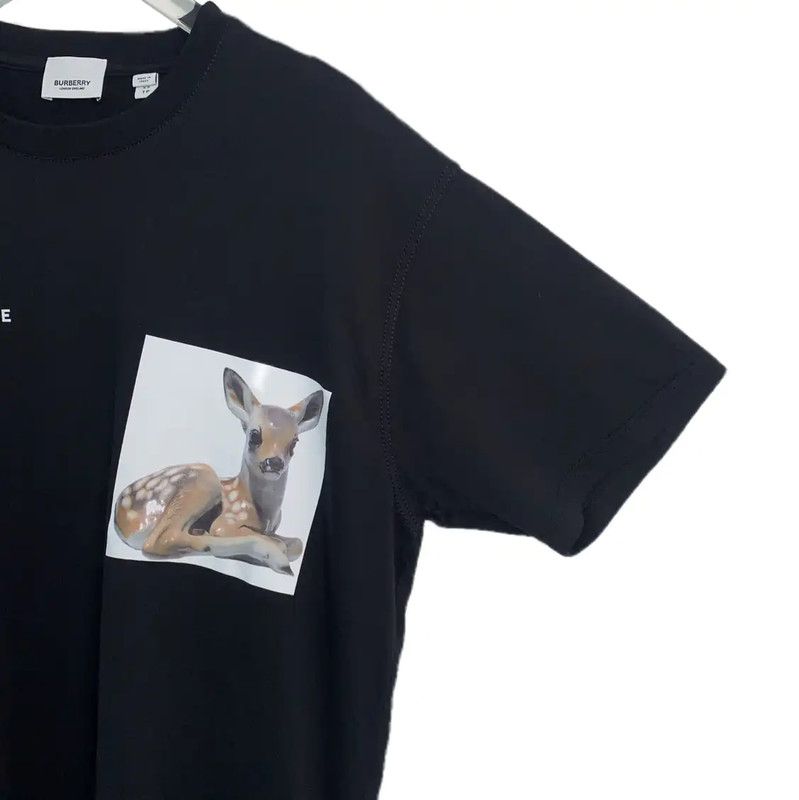 Burberry Burberry Black Cotton Women's T-Shirt Size XS / US 0-2 / IT 36-38 - 4 Thumbnail