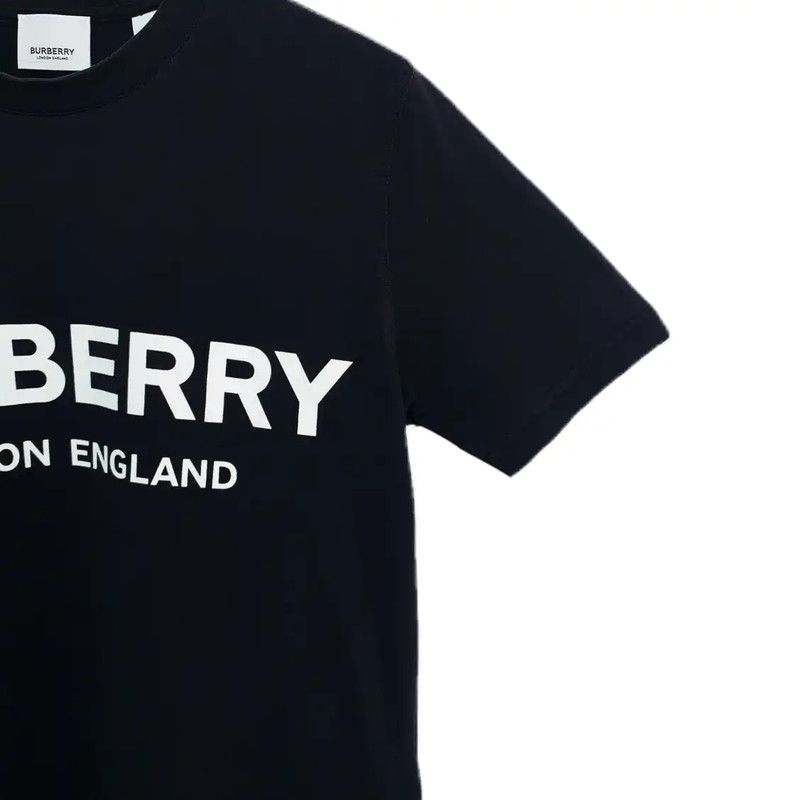 Burberry Burberry Black Cotton Women's T-Shirt Size S / US 4 / IT 40 - 4 Thumbnail