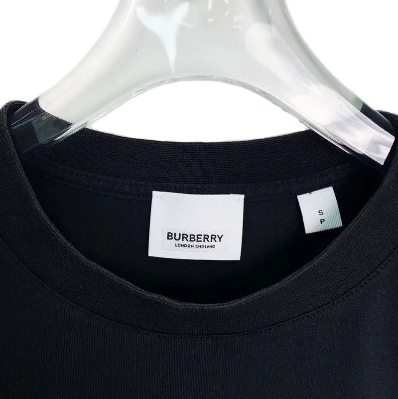 Burberry Burberry Black Cotton Women's T-Shirt Size S / US 4 / IT 40 - 3 Thumbnail