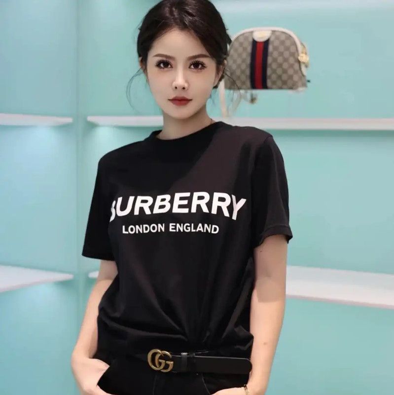 Burberry Burberry Black Cotton Women's T-Shirt Size S / US 4 / IT 40 - 9 Thumbnail