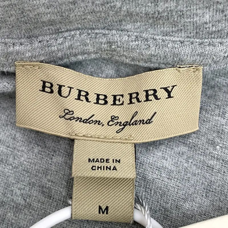 Burberry Burberry Gray Cotton T-Shirt for Women Size M / US 6-8 / IT 42-44 - 7 Thumbnail