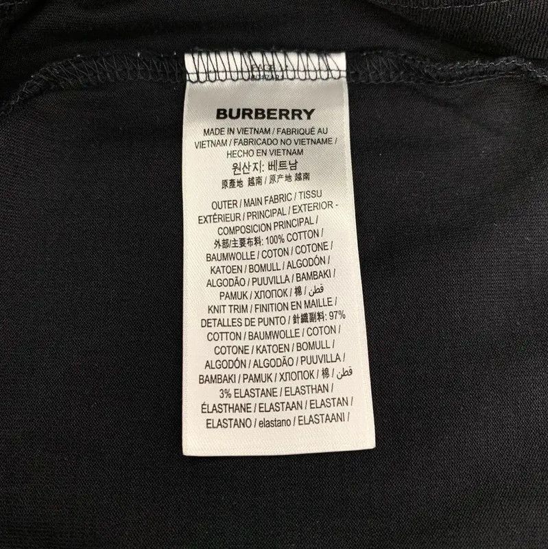 Burberry Burberry Black Cotton Women's T-Shirt Size S / US 4 / IT 40 - 7 Thumbnail