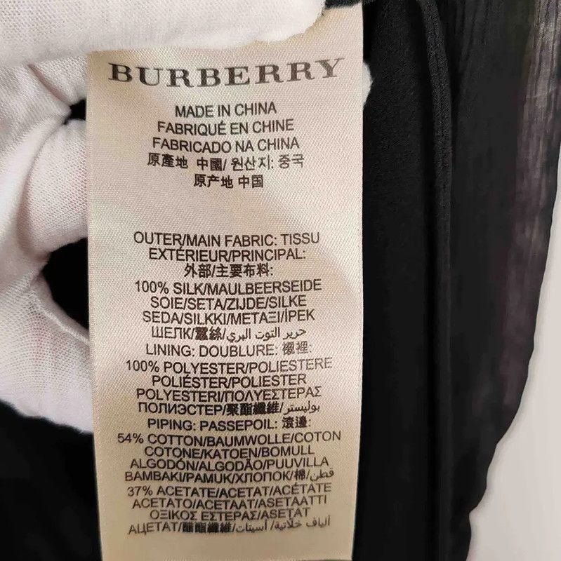 Burberry Burberry Black Silk Dress for Women Size M / US 6-8 / IT 42-44 - 5 Thumbnail