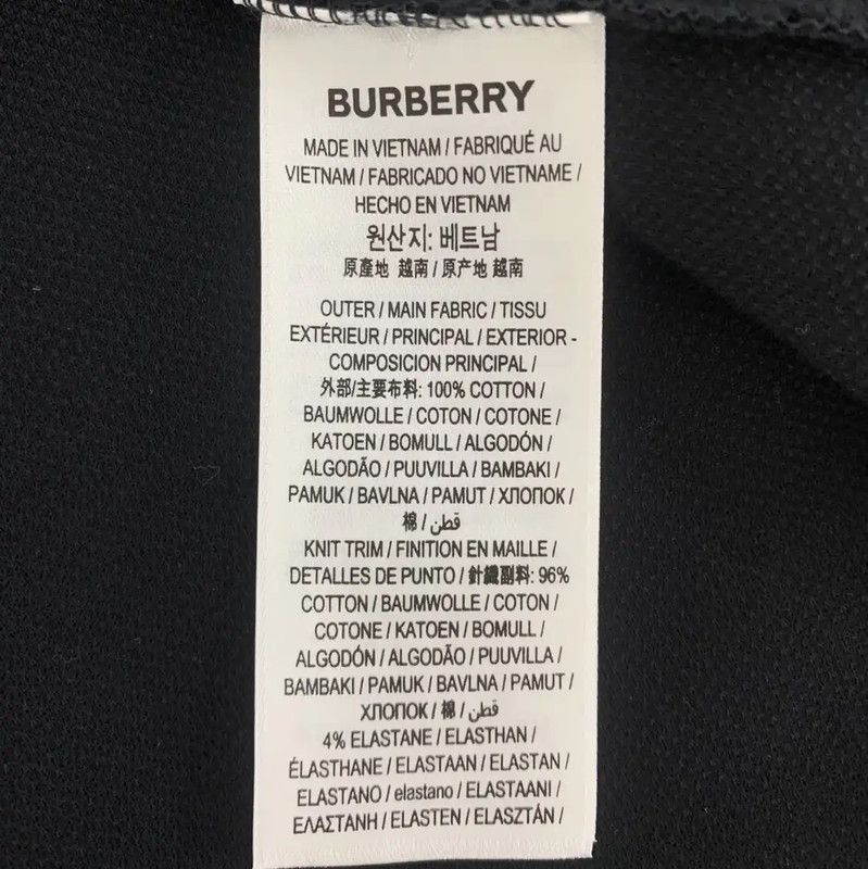 Burberry Burberry Black Cotton Women's T-Shirt Size M / US 6-8 / IT 42-44 - 6 Thumbnail