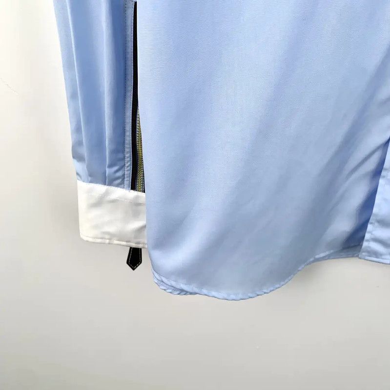 Burberry Burberry Light Blue Cotton Women's Shirt Size ONE SIZE - 4 Thumbnail