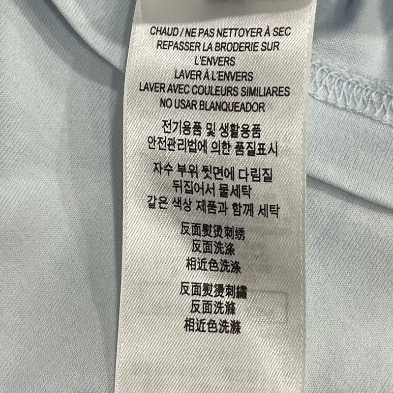 Burberry Burberry Light Blue Cotton Women's T-Shirt Size L / US 10 / IT 46 - 4 Thumbnail