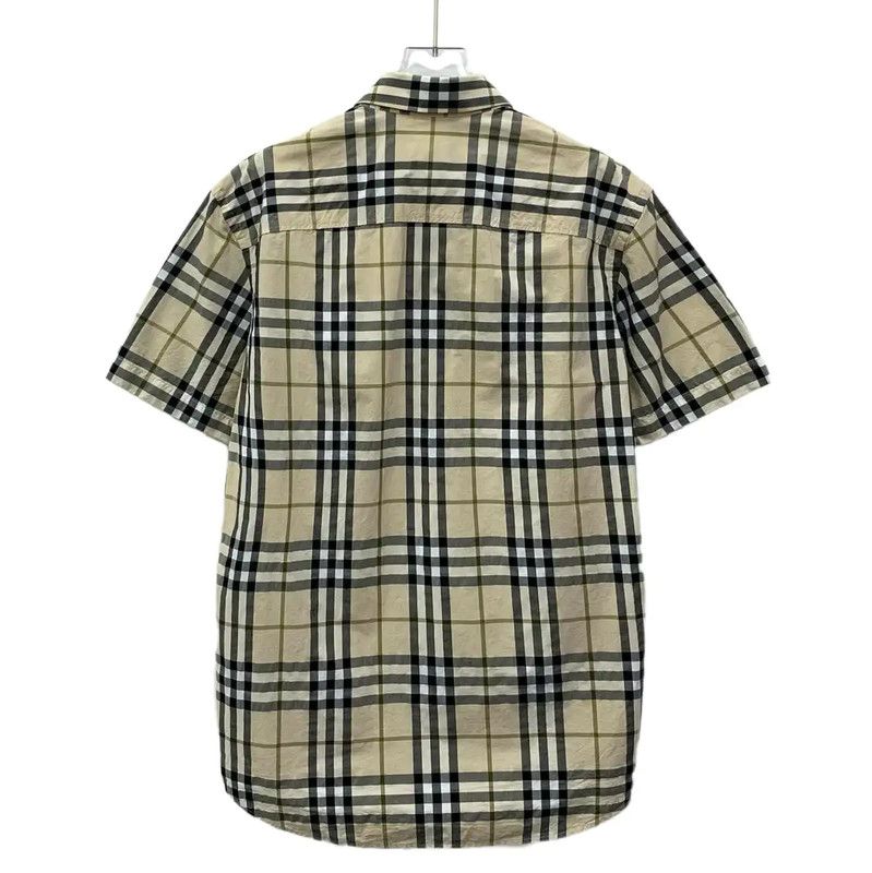 Burberry Burberry Khaki Cotton Women's Short Sleeve Shirt Size M / US 6-8 / IT 42-44 - 2 Thumbnail