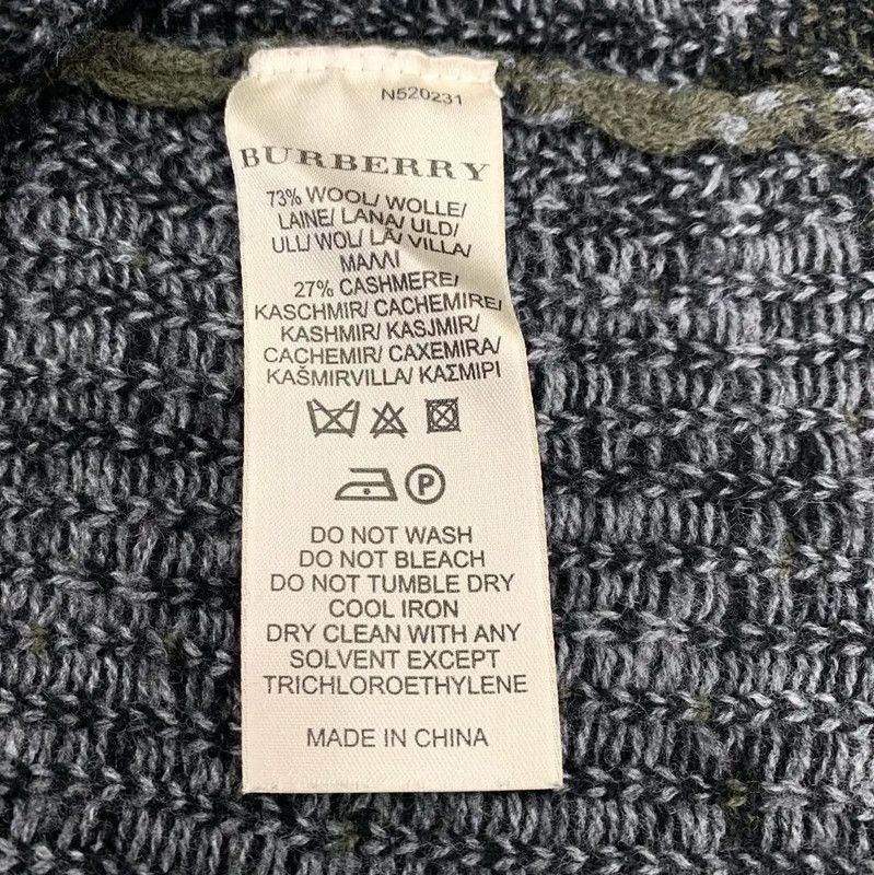 Burberry Burberry Green Wool Knit Sweater Size M / US 6-8 / IT 42-44 - 6 Thumbnail