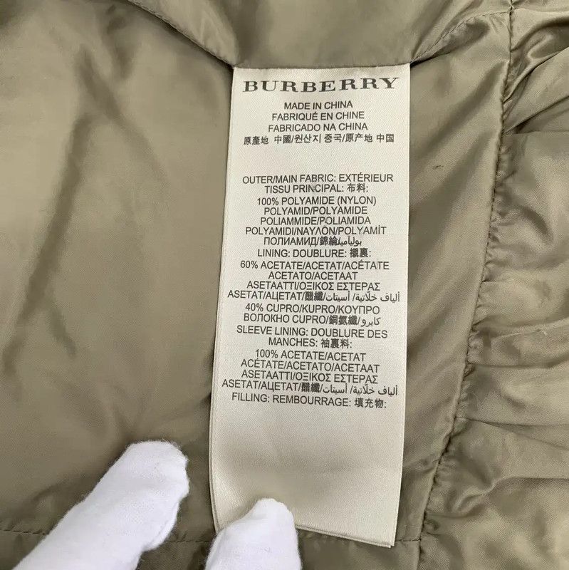 Burberry Burberry Brown Nylon Women's Puffer Jacket Size S / US 4 / IT 40 - 6 Thumbnail