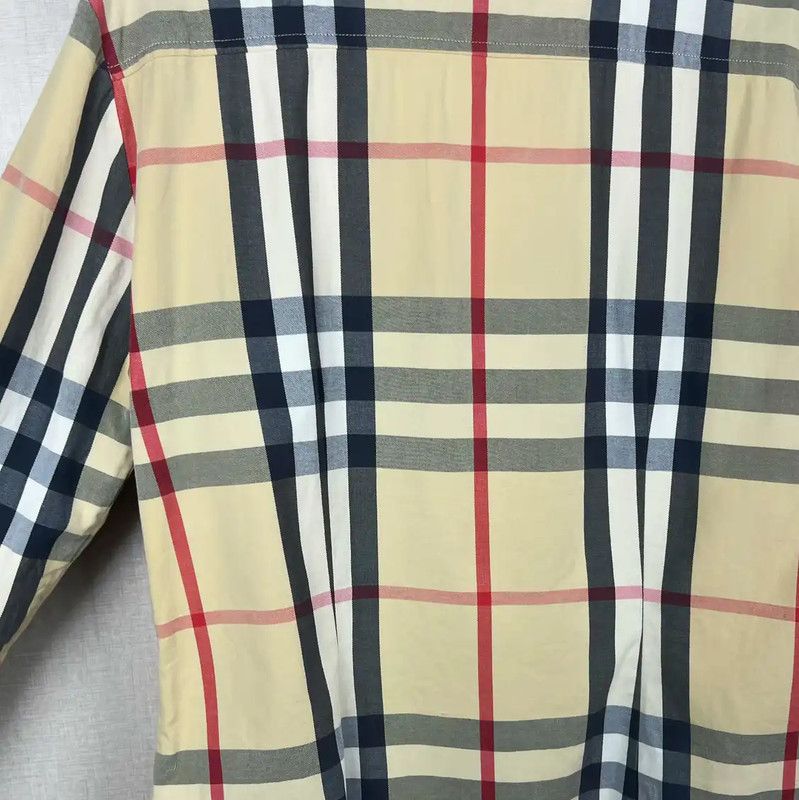 Burberry Burberry Yellow Cotton Women's Shirt Size XL / US 12-14 / IT 48-50 - 3 Thumbnail