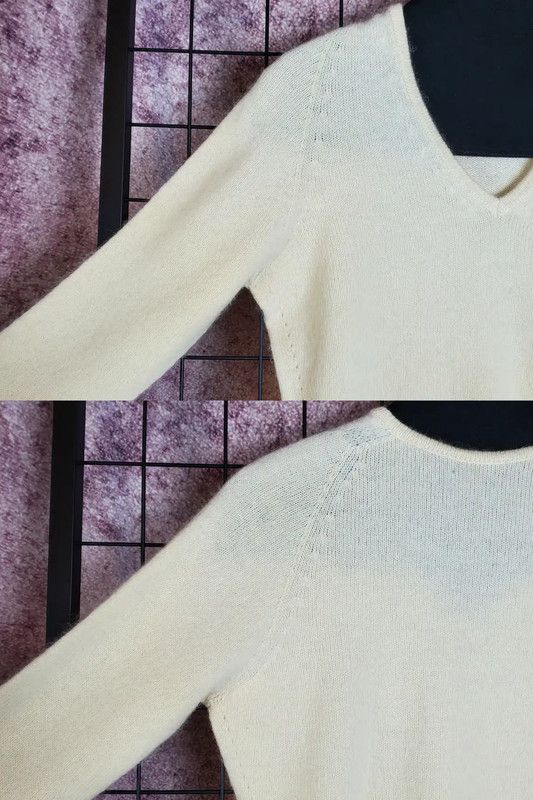 Burberry Burberry Beige Fringe Knit Sweater for Women Size S / US 4 / IT 40 - 7 Thumbnail