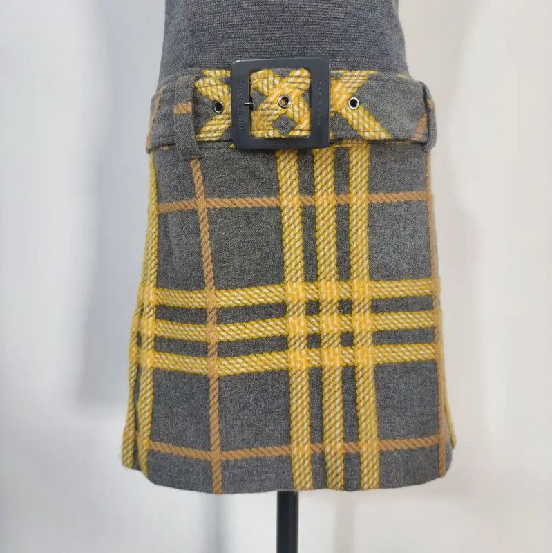 Burberry Burberry Summer Gray Wool Blend Dress Size M / US 6-8 / IT 42-44 - 4 Thumbnail