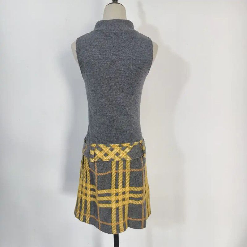 Burberry Burberry Summer Gray Wool Blend Dress Size M / US 6-8 / IT 42-44 - 6 Thumbnail