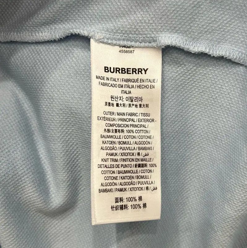 Burberry Burberry Blue Women's T-Shirt Size L Size L / US 10 / IT 46 - 5 Thumbnail