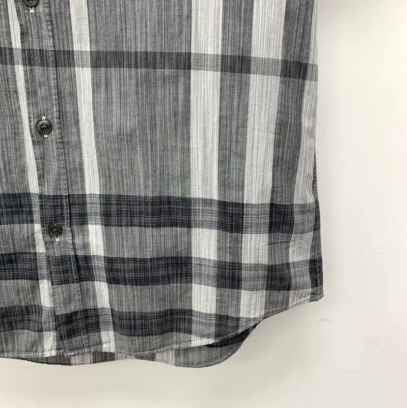 Burberry Burberry Gray Cotton Women's Shirt Size M / US 6-8 / IT 42-44 - 4 Thumbnail