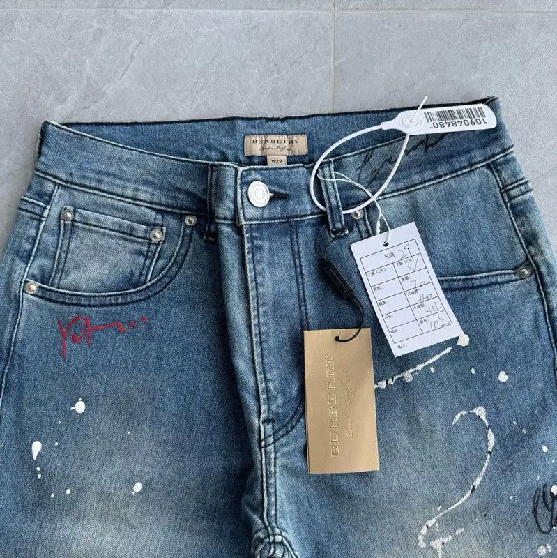 Burberry Burberry S Size Blue Denim Jeans for Women Size 23" - 3 Thumbnail