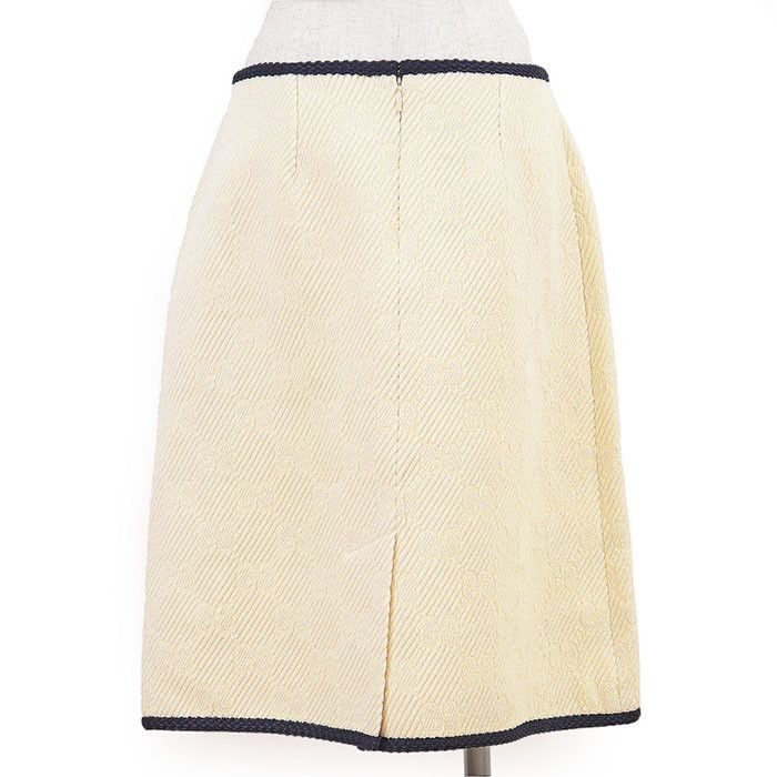 Gucci Gucci Gucci GG Logo Monogram Wool Silk Skirt Others Skirts 577898 DUTY FREE for USA Size ONE SIZE - 4 Thumbnail