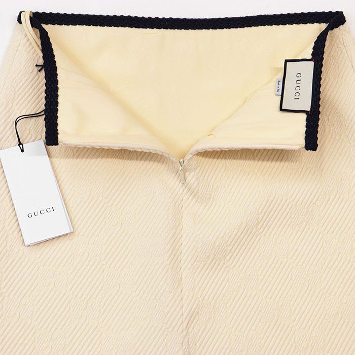 Gucci Gucci Gucci GG Logo Monogram Wool Silk Skirt Others Skirts 577898 DUTY FREE for USA Size ONE SIZE - 6 Thumbnail