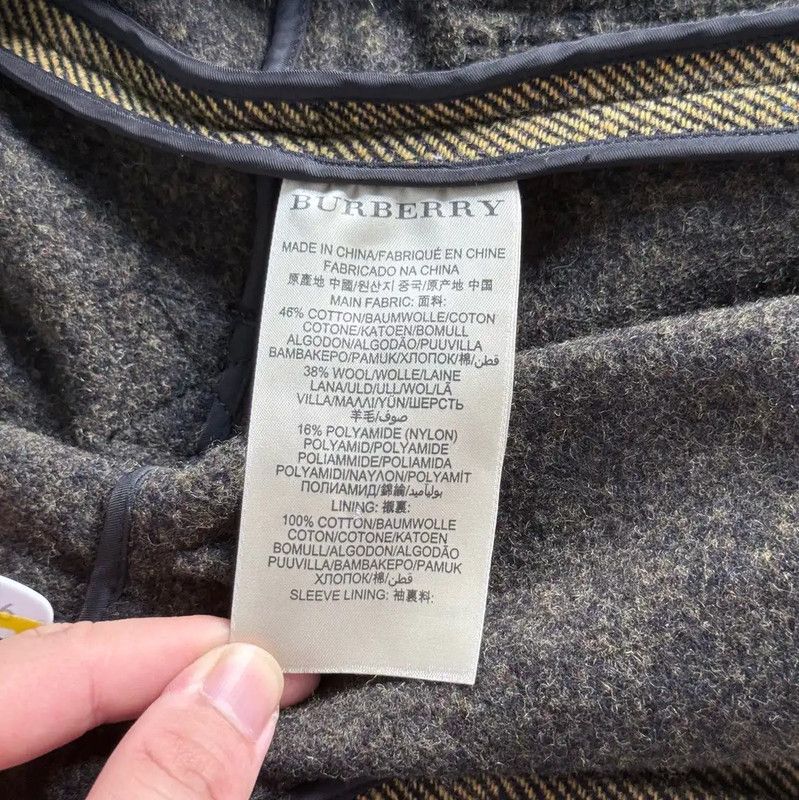 Burberry Burberry Brown-green Cotton Women's Jacket Size ONE SIZE - 7 Thumbnail