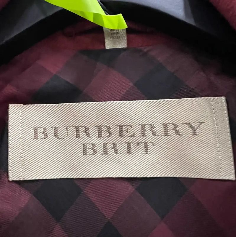 Burberry Burberry Red Cotton Short Coat for Women Size ONE SIZE - 4 Thumbnail