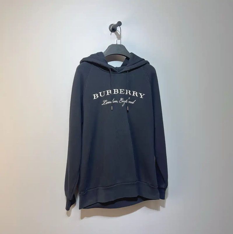 Burberry Burberry Black Cotton Women's Hoodie Size S / US 4 / IT 40 - 3 Thumbnail