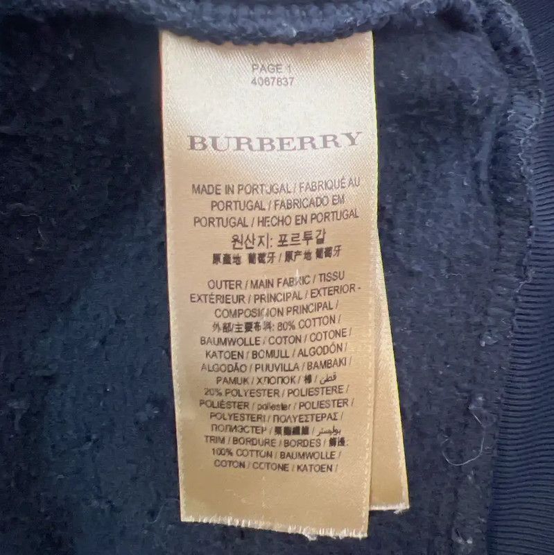Burberry Burberry Black Cotton Women's Hoodie Size S / US 4 / IT 40 - 6 Thumbnail