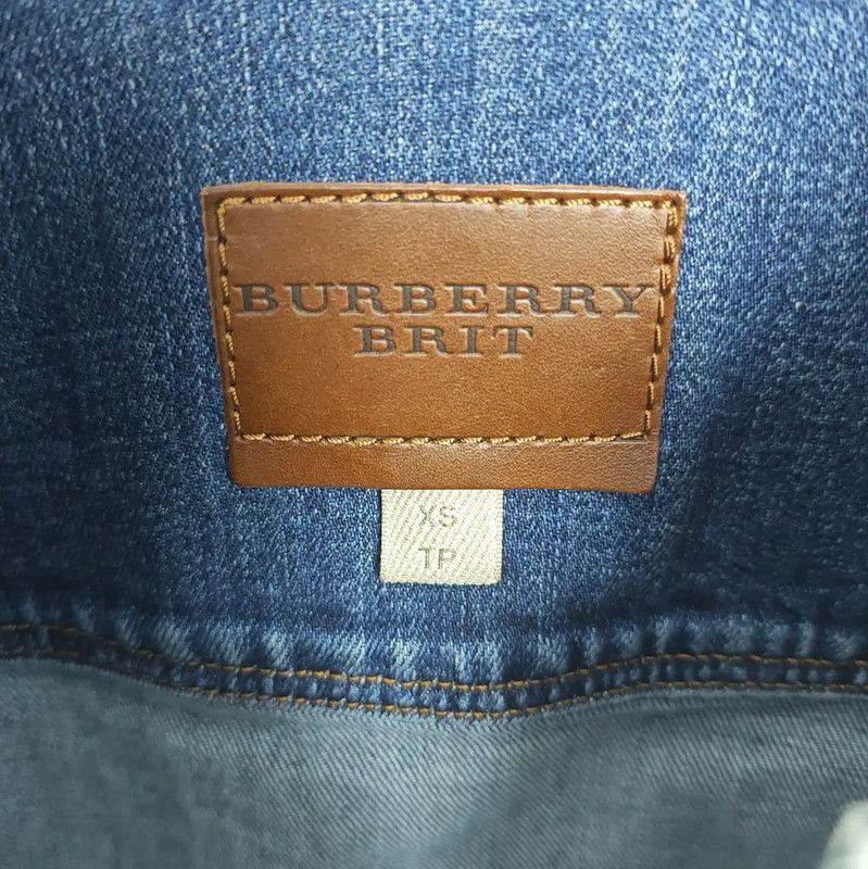 Burberry Burberry Light Blue Cotton Women's Jacket Size XS / US 0-2 / IT 36-38 - 3 Thumbnail