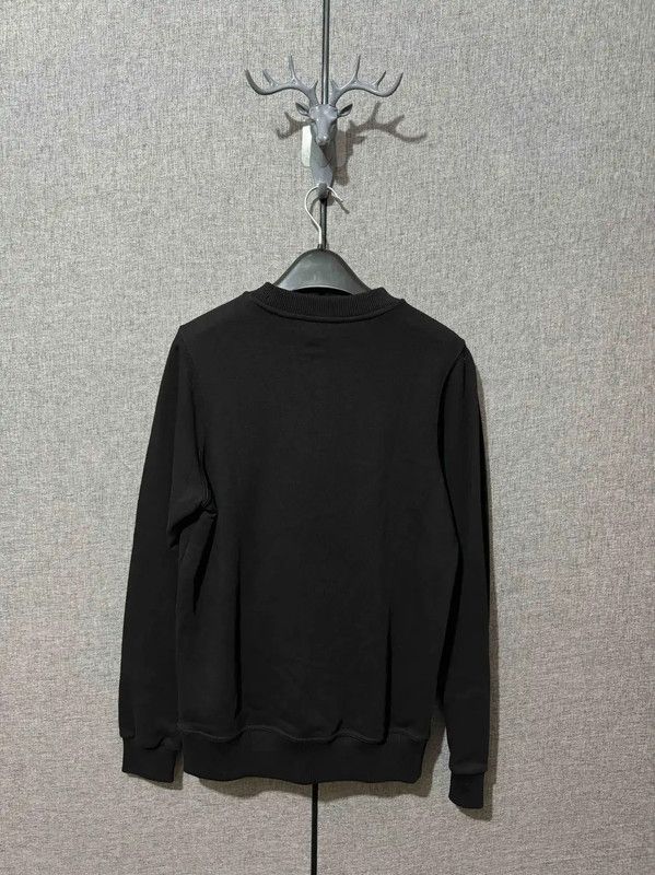 Burberry Burberry Black Cotton Logo Sweatshirt Size XXS / US 00 / IT 34 - 2 Thumbnail