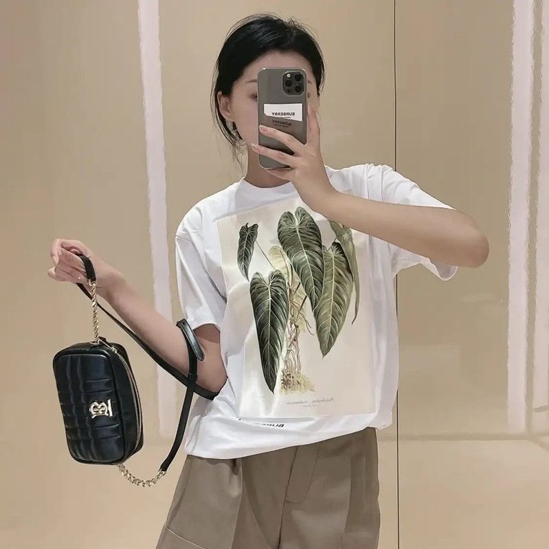 Burberry Burberry Short Sleeve White T-Shirt with Embroidery Size XXS / US 00 / IT 34 - 8 Thumbnail