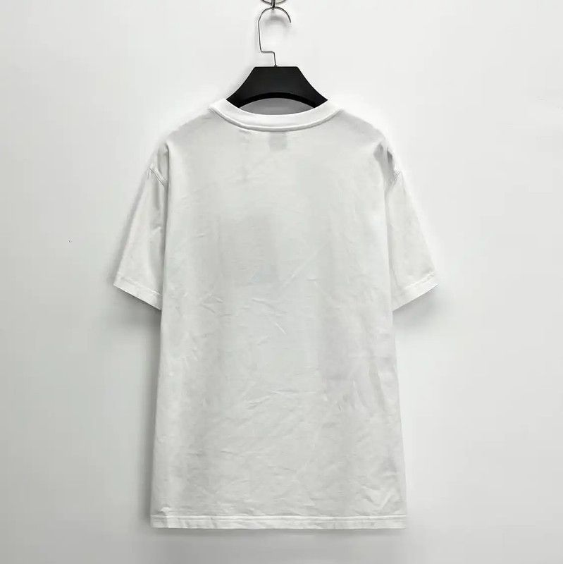 Burberry Burberry Short Sleeve White T-Shirt with Embroidery Size XXS / US 00 / IT 34 - 2 Thumbnail