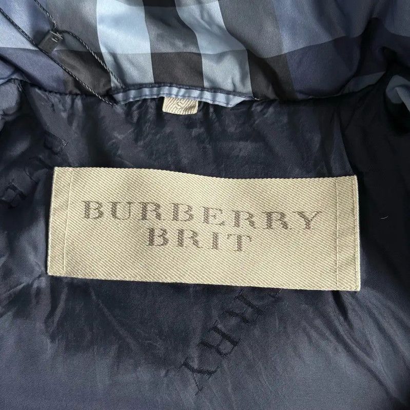 Burberry Burberry Women's Navy Cotton Down Jacket Size S / US 4 / IT 40 - 3 Thumbnail