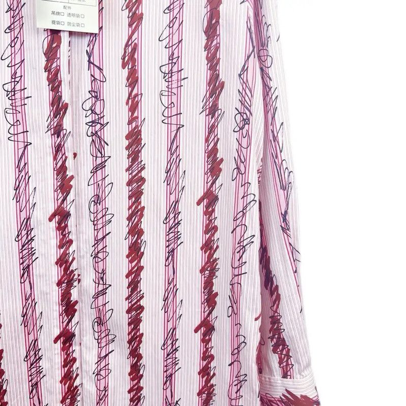 Burberry Burberry Long Sleeve Red Cotton Shirt Size XL / US 12-14 / IT 48-50 - 4 Thumbnail