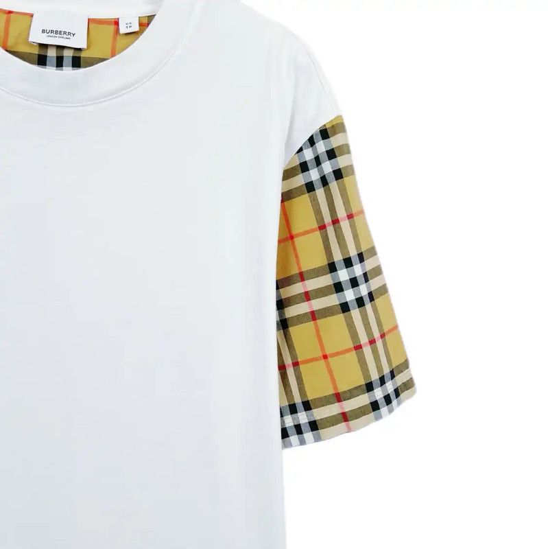 Burberry Burberry White Cotton Short Sleeve T-Shirt Size XS / US 0-2 / IT 36-38 - 3 Thumbnail