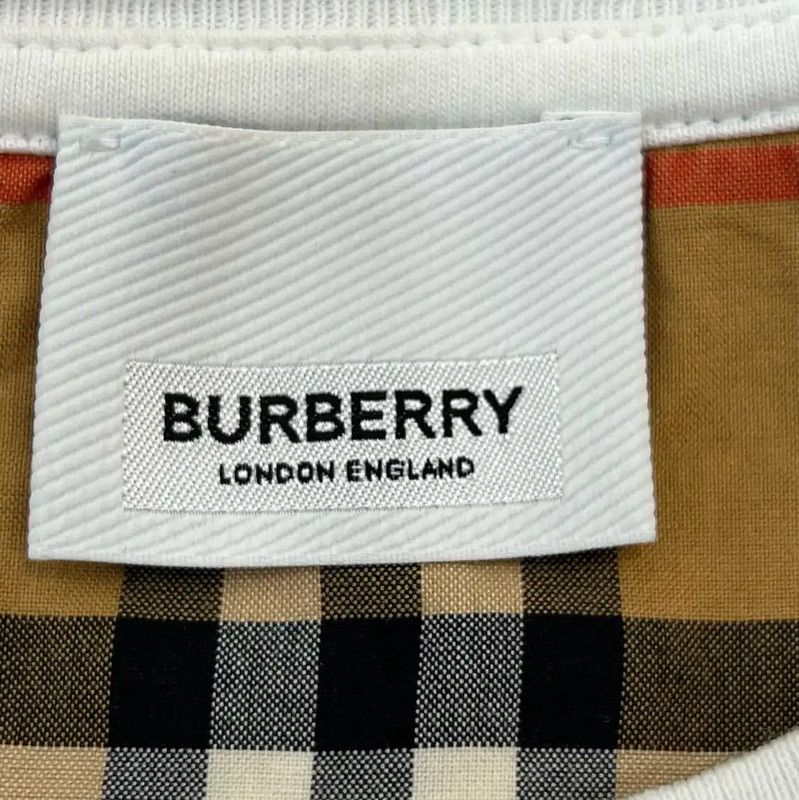Burberry Burberry White Cotton Short Sleeve T-Shirt Size XS / US 0-2 / IT 36-38 - 5 Thumbnail