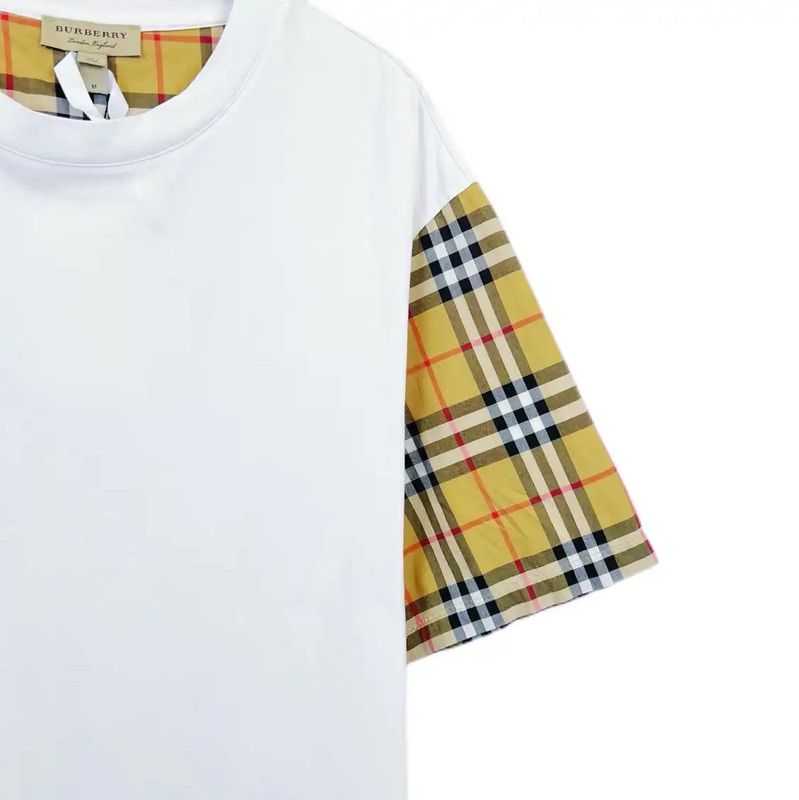 Burberry Burberry Summer White Cotton T-Shirt Size S / US 4 / IT 40 - 3 Thumbnail