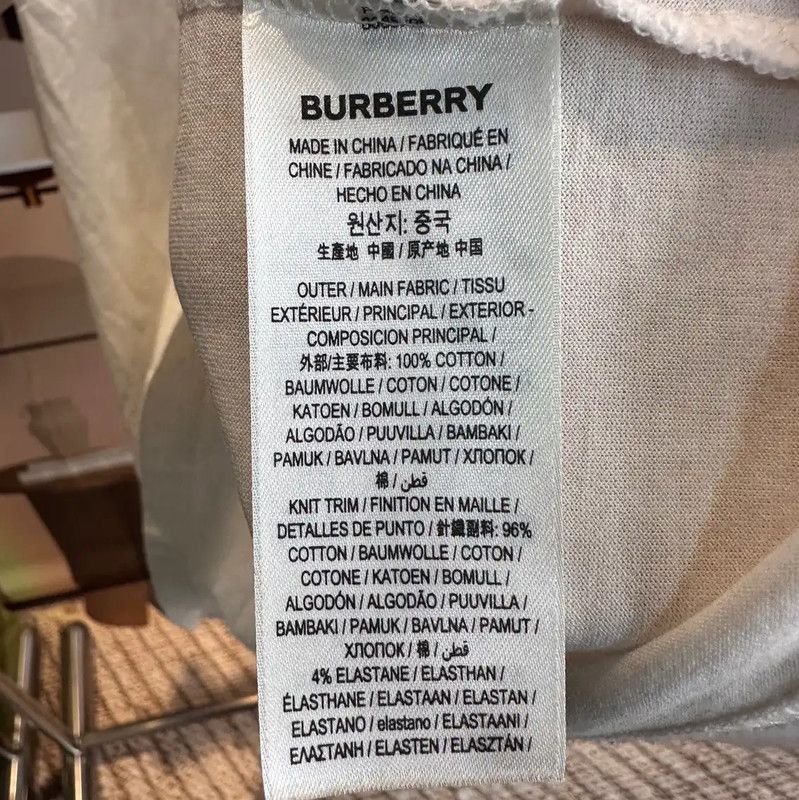 Burberry Burberry White Cotton Women's T-Shirt Size XS / US 0-2 / IT 36-38 - 4 Thumbnail