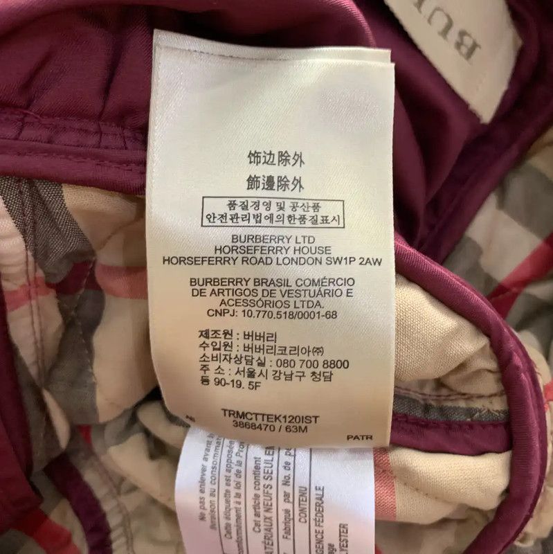 Burberry Burberry Quilted Jacket in Deep Red Size M / US 6-8 / IT 42-44 - 5 Thumbnail
