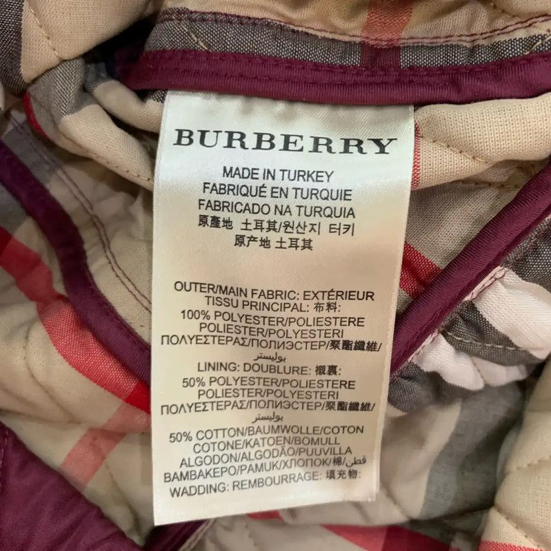 Burberry Burberry Quilted Jacket in Deep Red Size M / US 6-8 / IT 42-44 - 4 Thumbnail