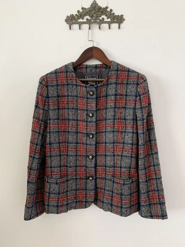 Burberry Burberry Gray Wool Women's Dress Size M Size M / US 6-8 / IT 42-44 - 4 Thumbnail