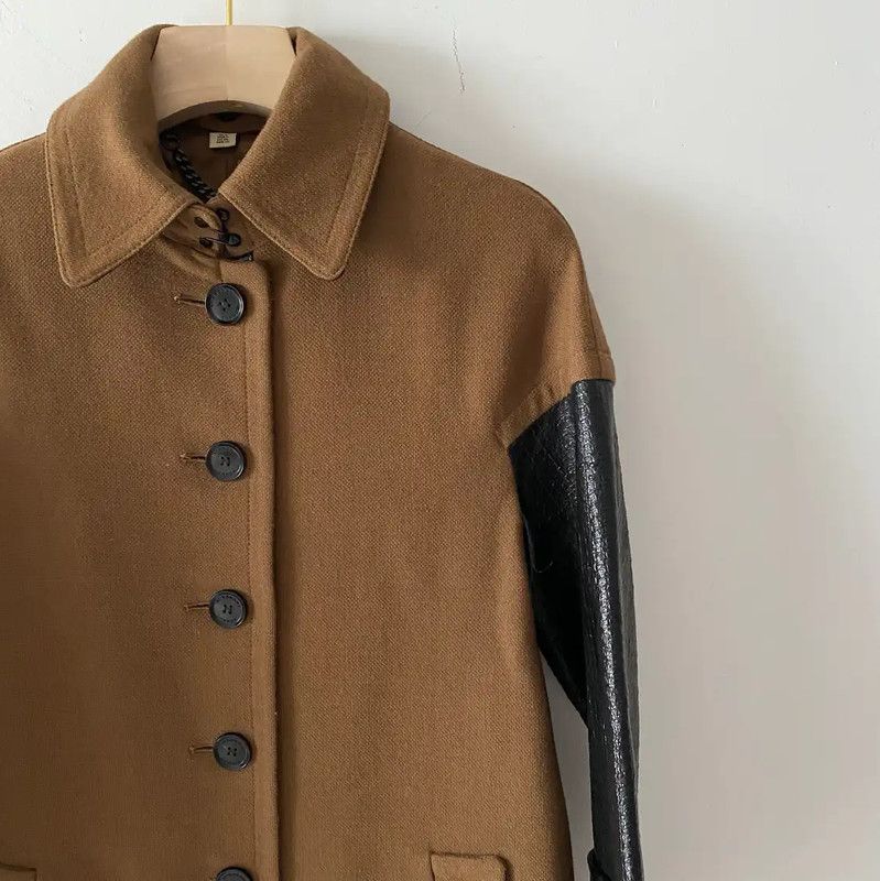 Burberry Burberry Women's Color-Block Wool Coat Size M / US 6-8 / IT 42-44 - 5 Thumbnail