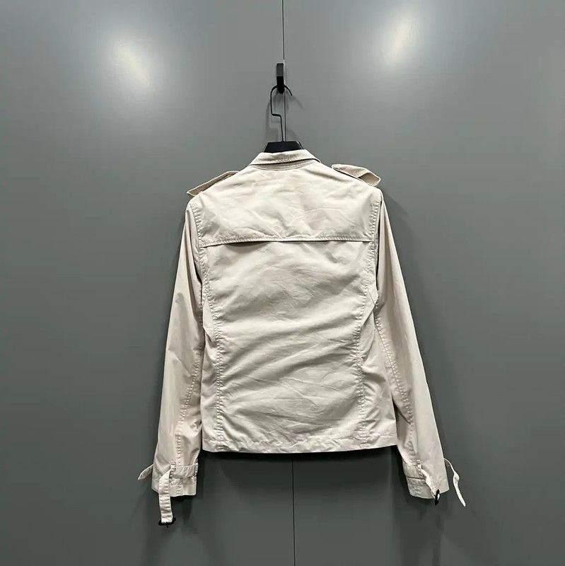 Burberry Burberry Spring Beige Cotton Women's Jacket Size S / US 4 / IT 40 - 2 Thumbnail
