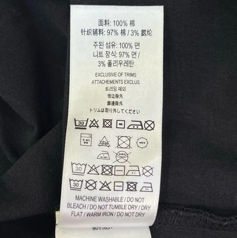Burberry Burberry Black Cotton Short Sleeve T-Shirt Size XS / US 0-2 / IT 36-38 - 7 Thumbnail