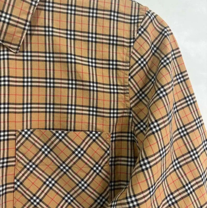 Burberry Burberry Long Sleeve Checkered Cotton Shirt Size M / US 6-8 / IT 42-44 - 3 Thumbnail