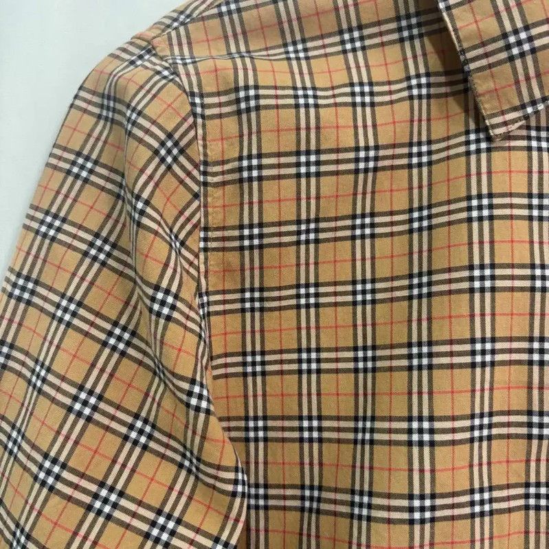 Burberry Burberry Long Sleeve Checkered Cotton Shirt Size M / US 6-8 / IT 42-44 - 4 Thumbnail