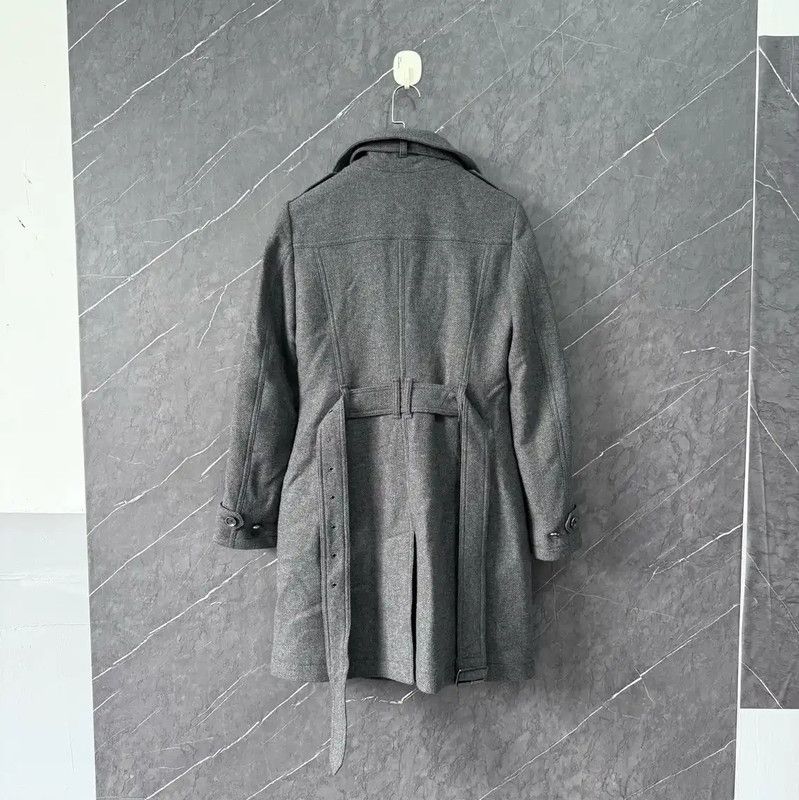 Burberry Burberry Grey Cotton Women's Coat Size ONE SIZE - 2 Thumbnail
