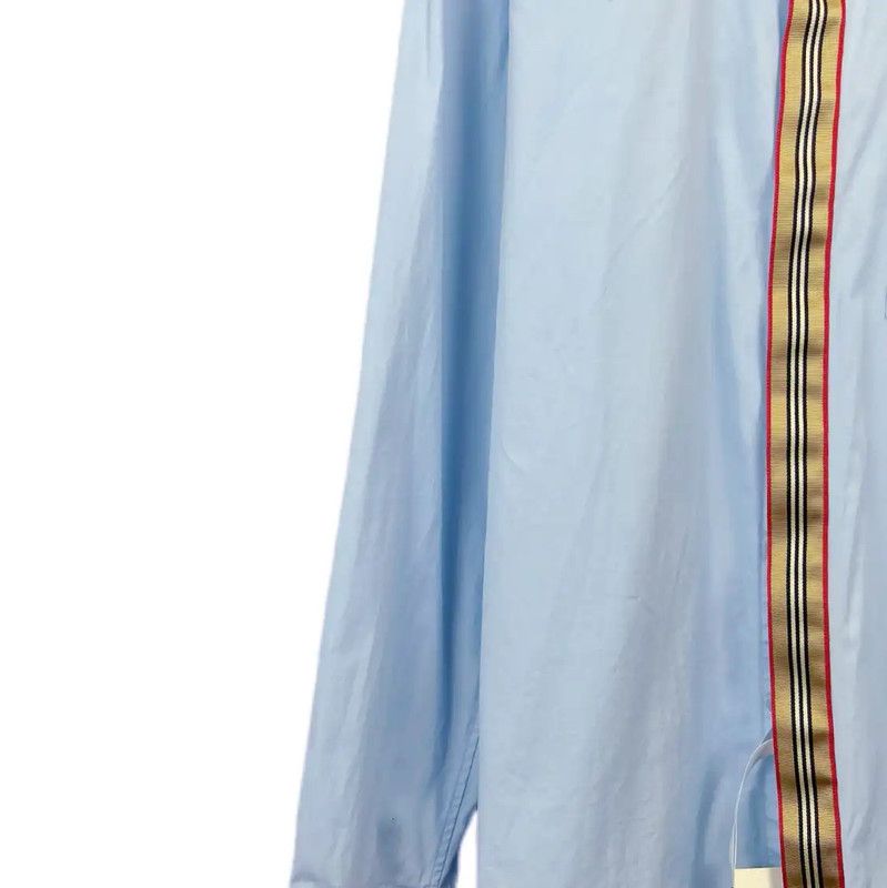 Burberry Burberry Women's M Blue Long Sleeve Shirt Size M / US 6-8 / IT 42-44 - 4 Thumbnail
