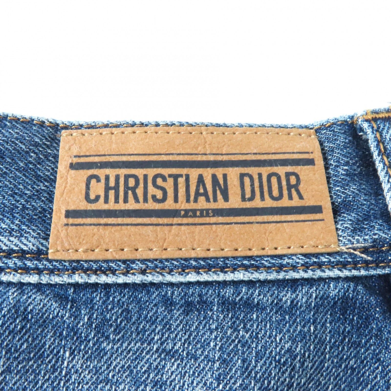 Dior Dior Christian Dior 422J21A3830 Cotton Denim Mini Skirt Cotton Skirts 422J21A3830 DUTY FREE for USA Size ONE SIZE - 6 Thumbnail