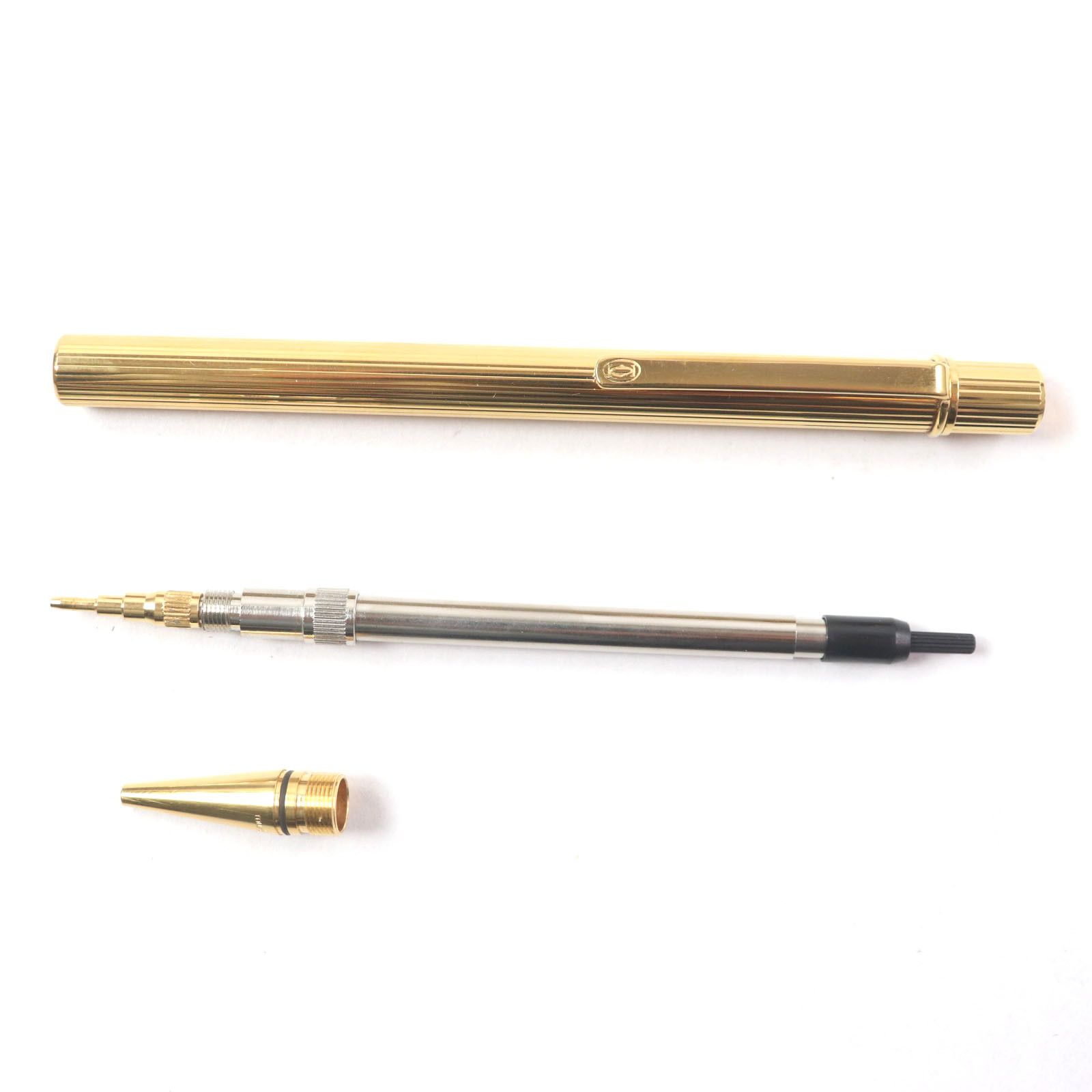 Cartier Cartier Cartier Must de Cartier Mechanical Pencil Metal Pen DUTY FREE for USA Size ONE SIZE - 3 Thumbnail