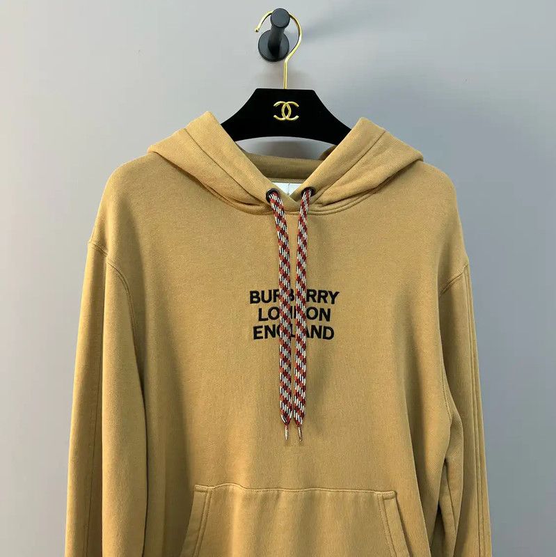 Burberry Burberry Beige Cotton Women's Hoodie Size S / US 4 / IT 40 - 4 Thumbnail